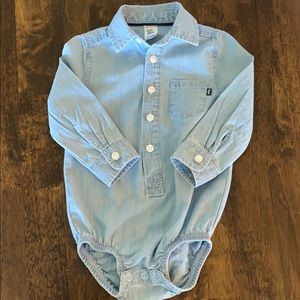 Baby B’Gosh Long Sleeved Collared Bodysuit
